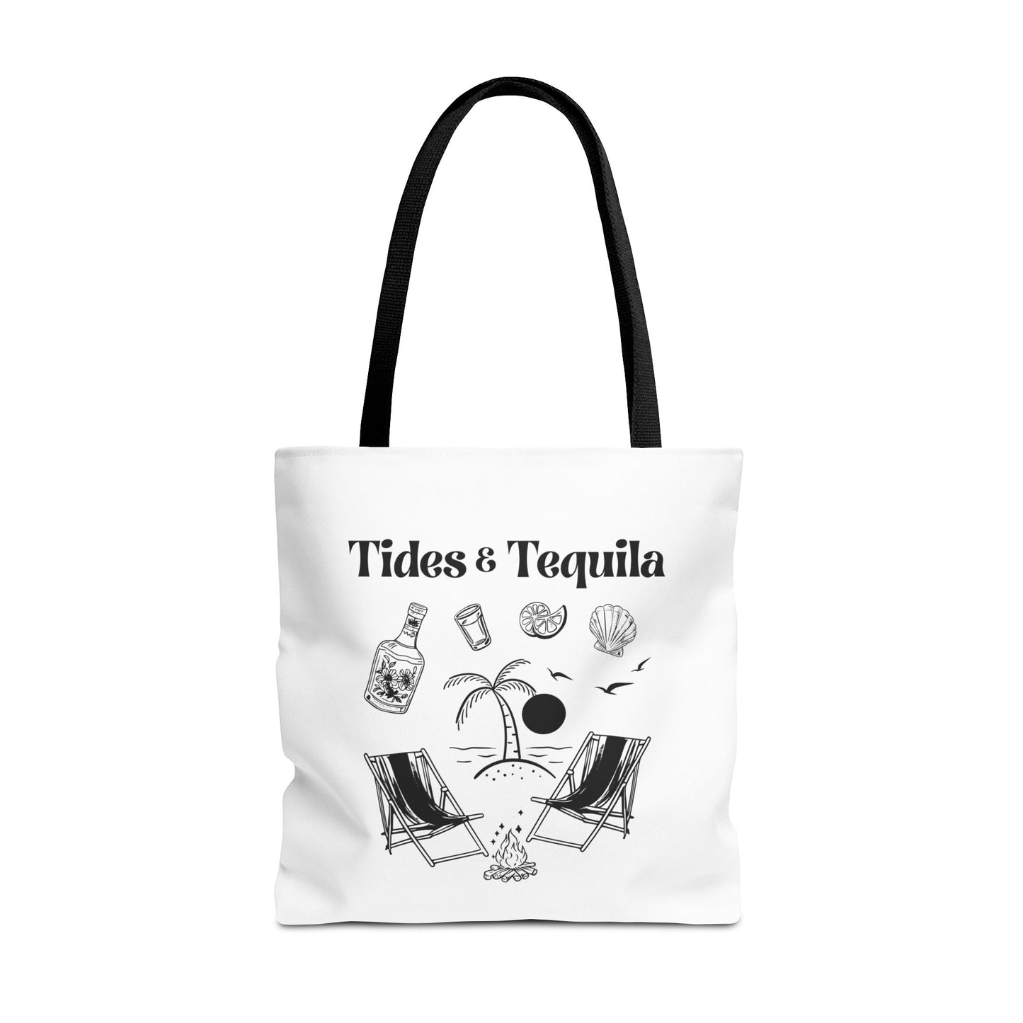 Tides & Tequila Travel Tote Bag