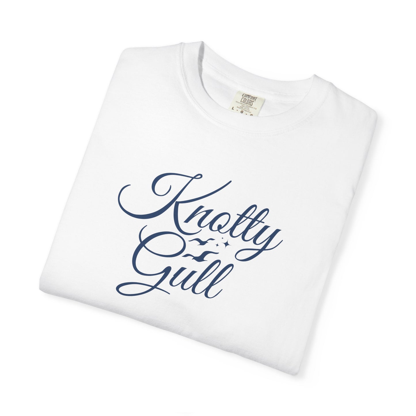 Knotty Gull bachelorette Comfort Colors T-Shirt | Coastal Bride Party Tee