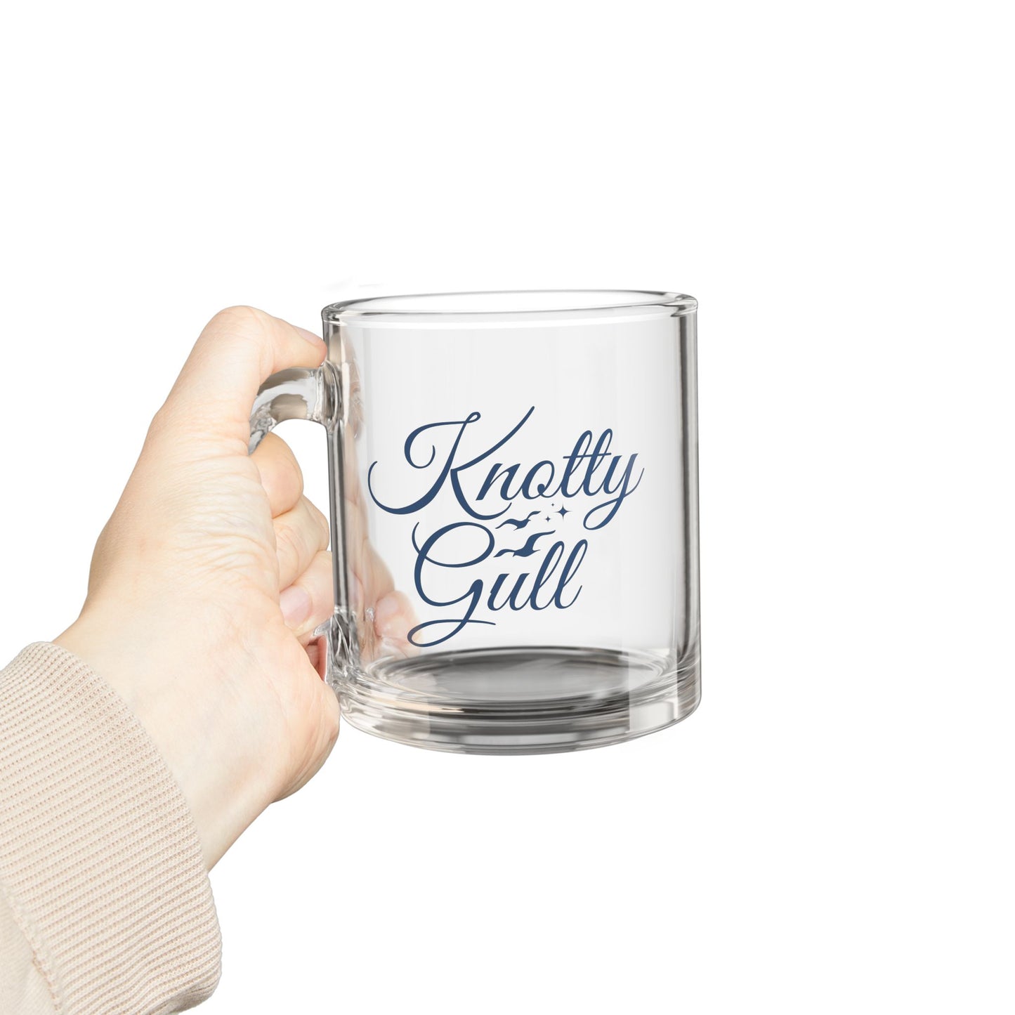 Glass Mug, 10oz || Knotty Gull