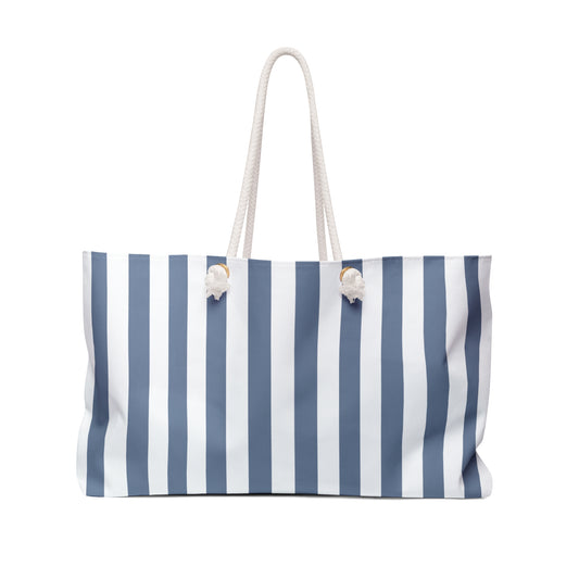 Striped Weekender Bag
