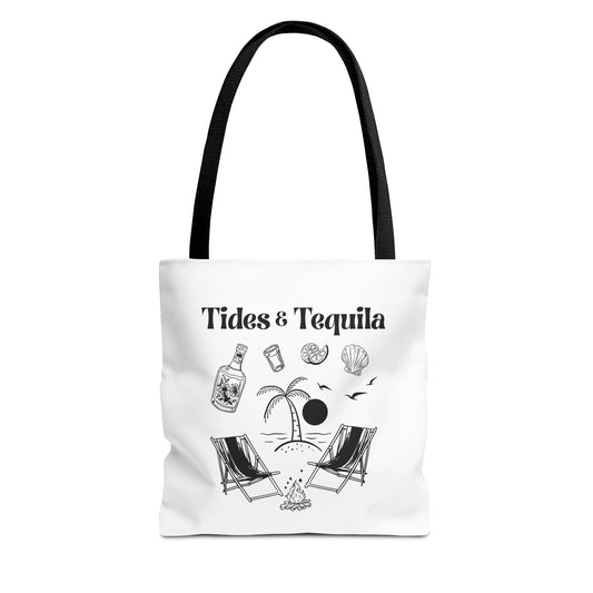Tides & Tequila Travel Tote Bag