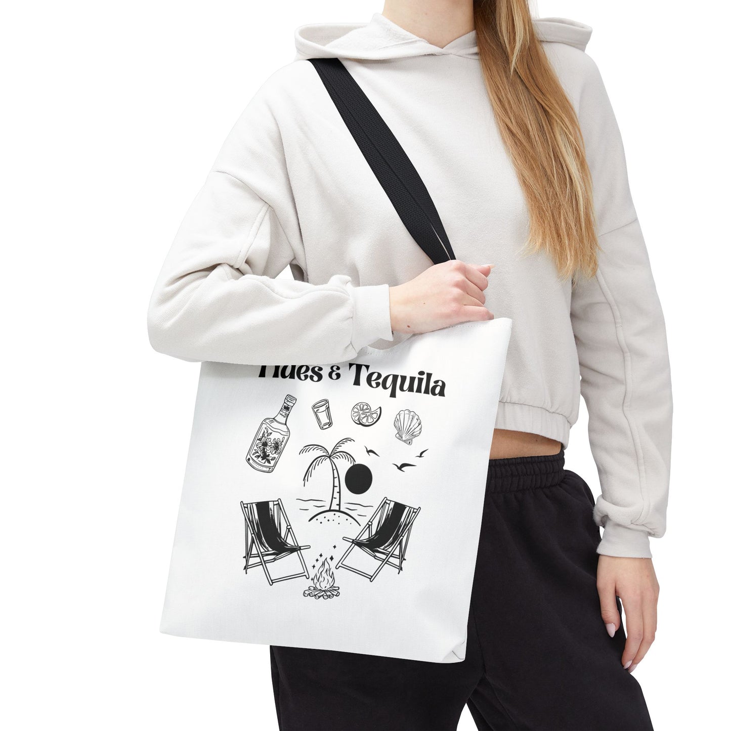 Tides & Tequila Travel Tote Bag