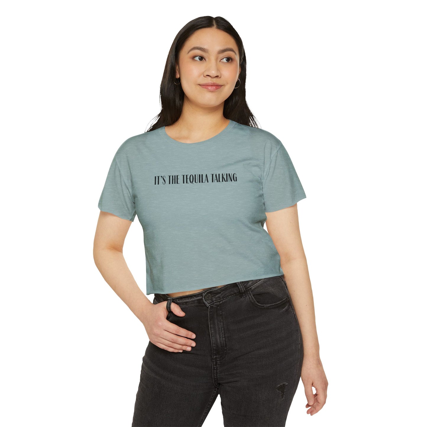 It's the Tequila Talking- Crop Top