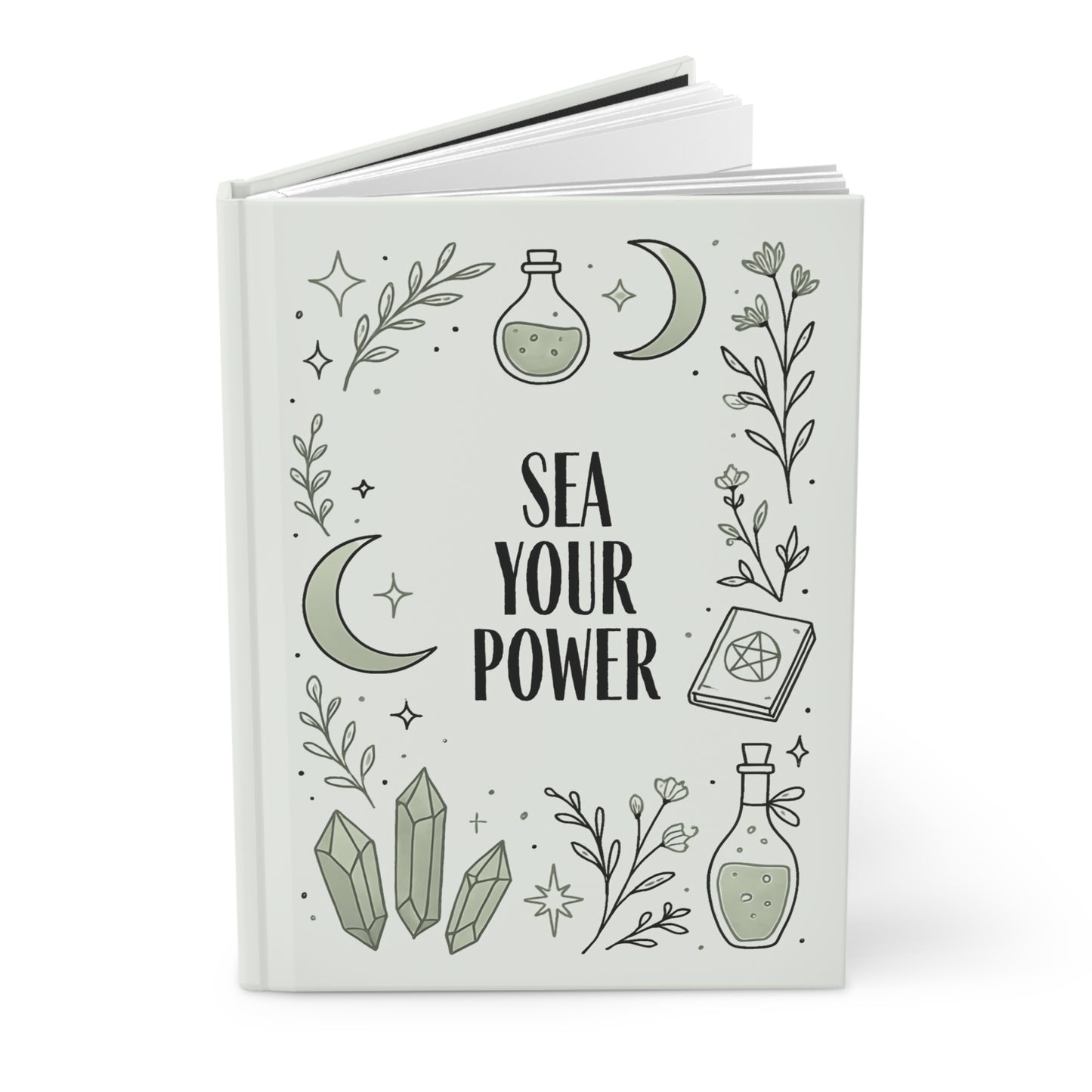 Sea Your Power Hardcover Journal
