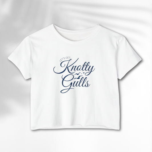 Crop Top || Let's Get Knotty Bachelorettes Party t-shirt