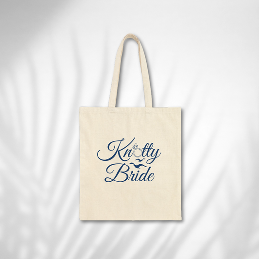 Bride Cotton Canvas Tote Bag || Knotty Bride