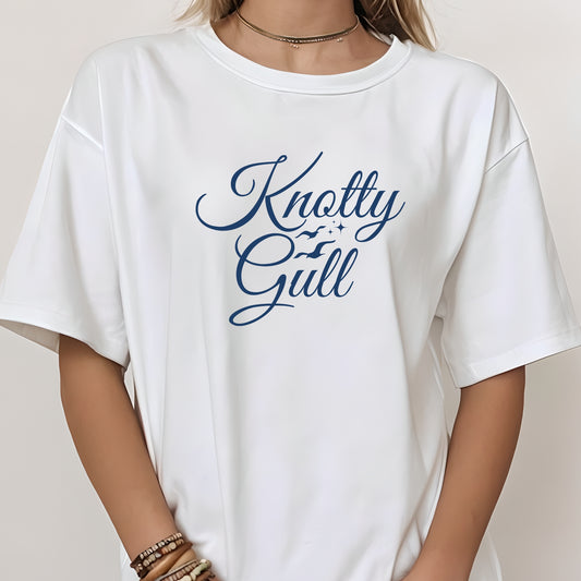 Knotty Gull bachelorette Comfort Colors T-Shirt | Coastal Bride Party Tee
