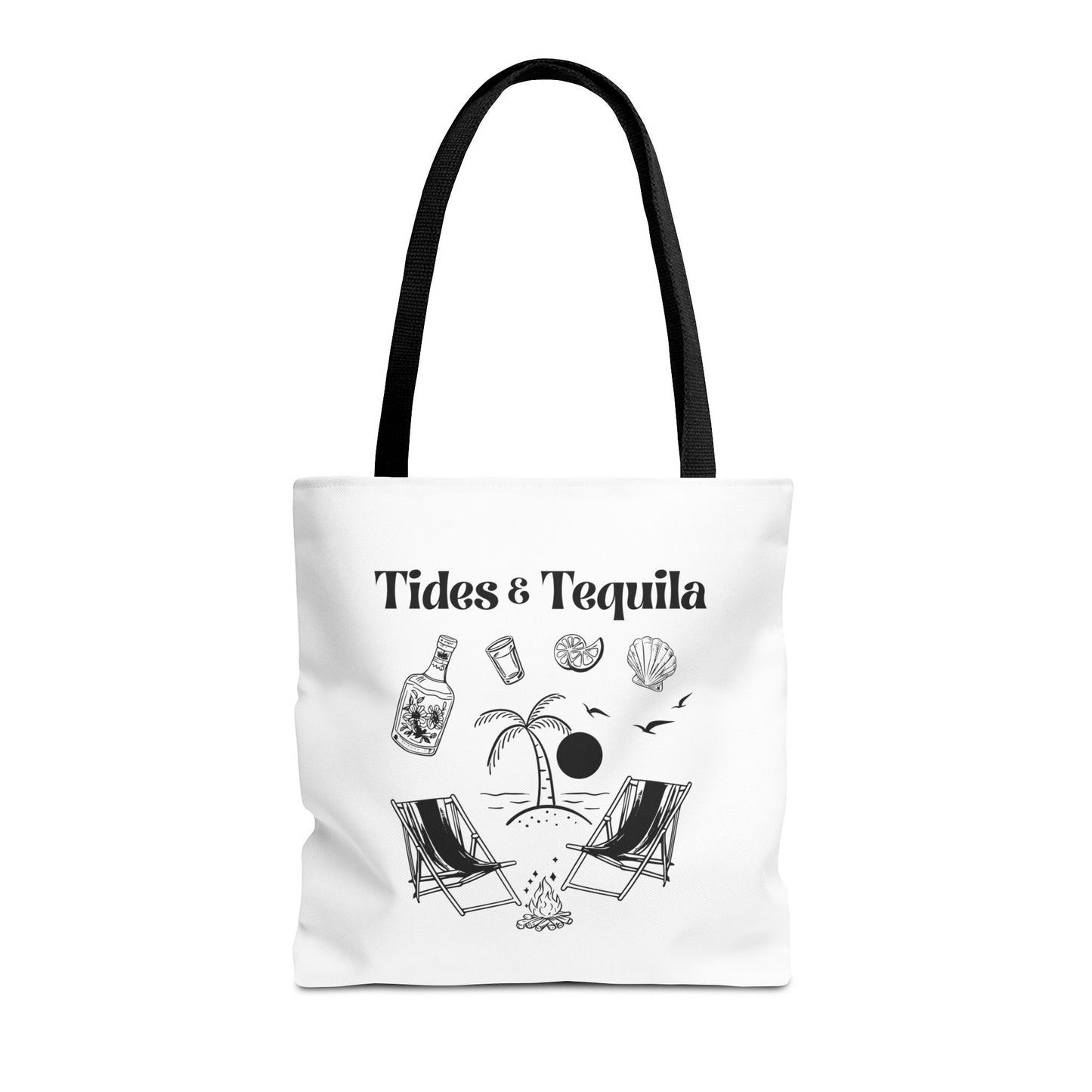 Tides & Tequila Travel Tote Bag