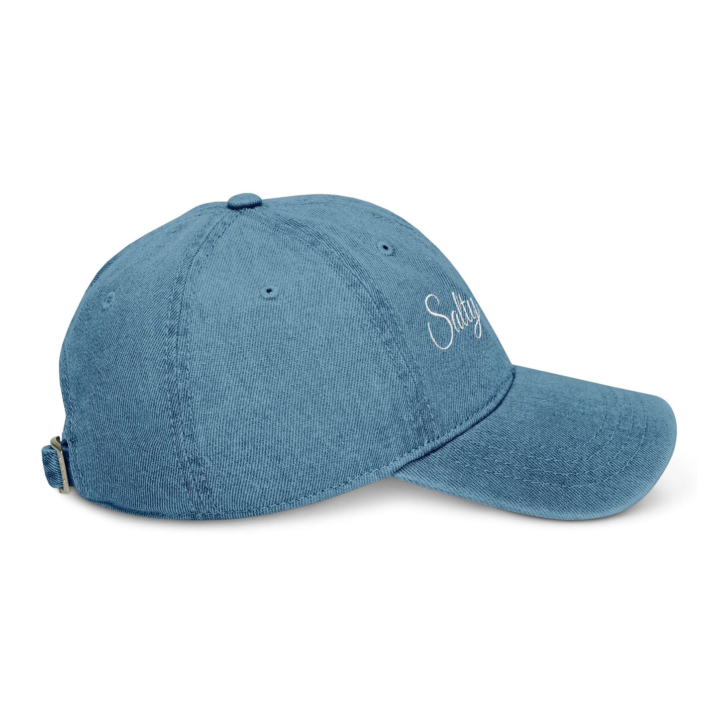 Embroidered Denim Hat - 'Salty Days'