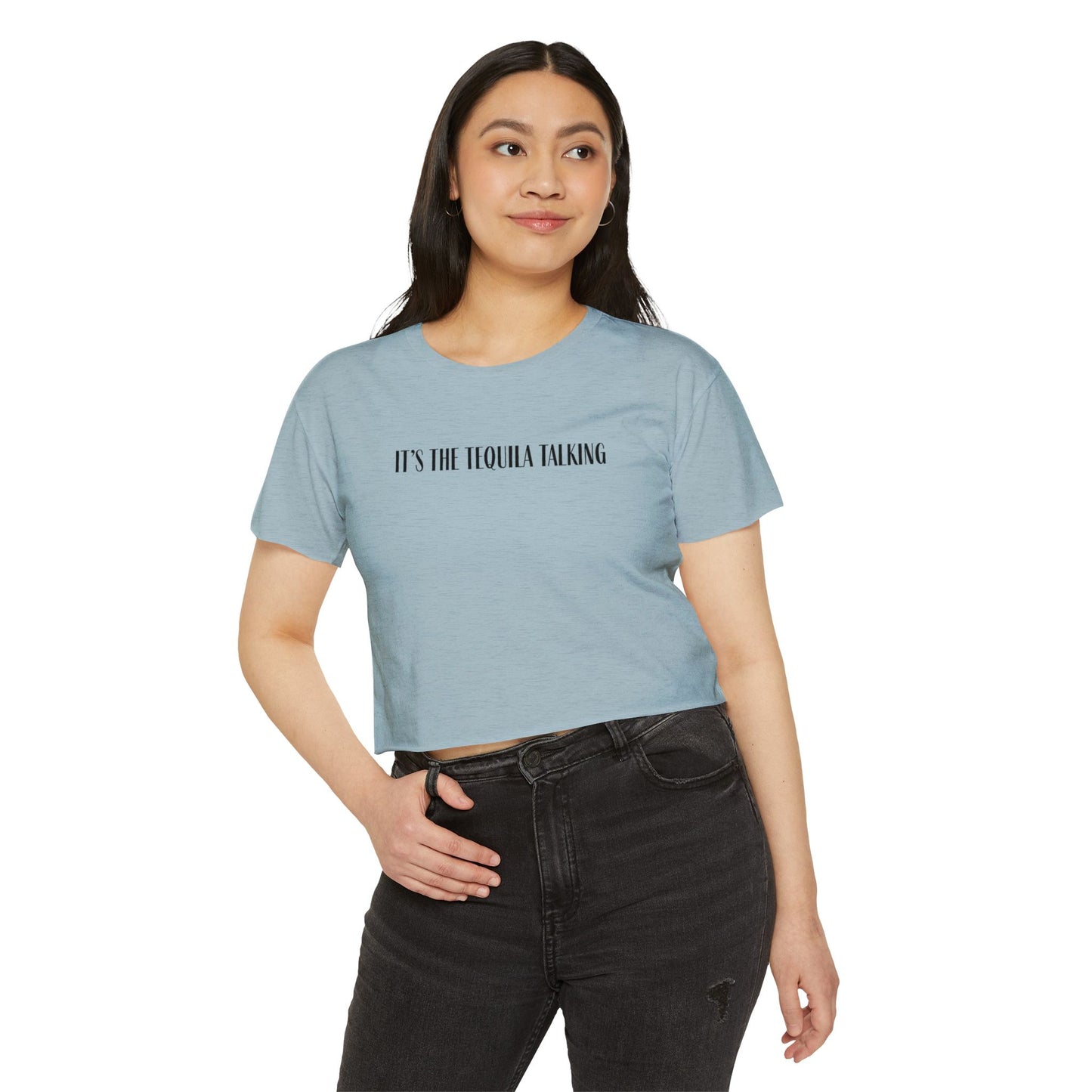 It's the Tequila Talking- Crop Top