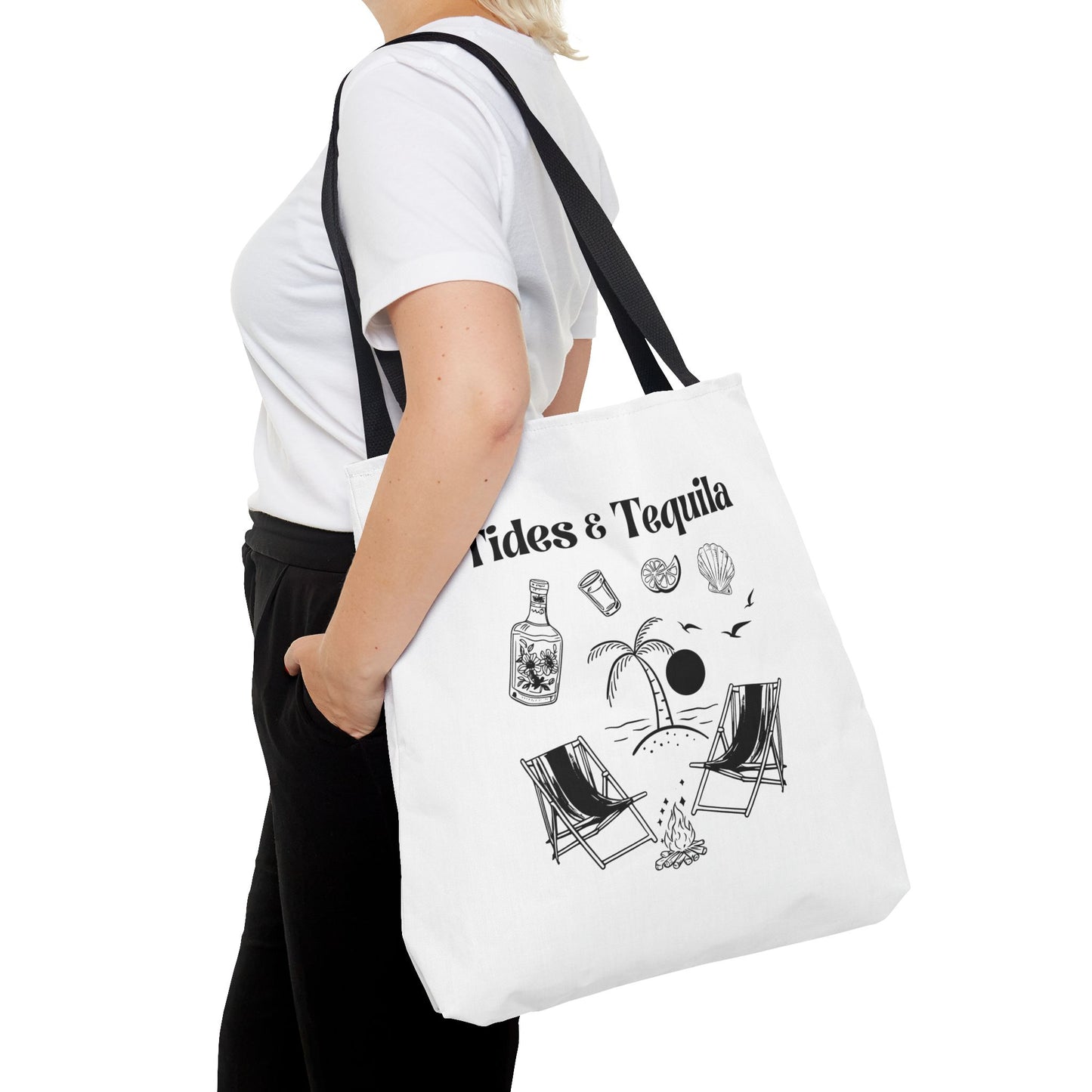 Tides & Tequila Travel Tote Bag