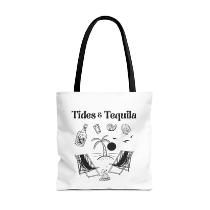 Tides & Tequila Travel Tote Bag