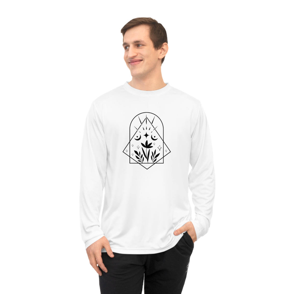 Boho Moon Unisex Long Sleeve Tee