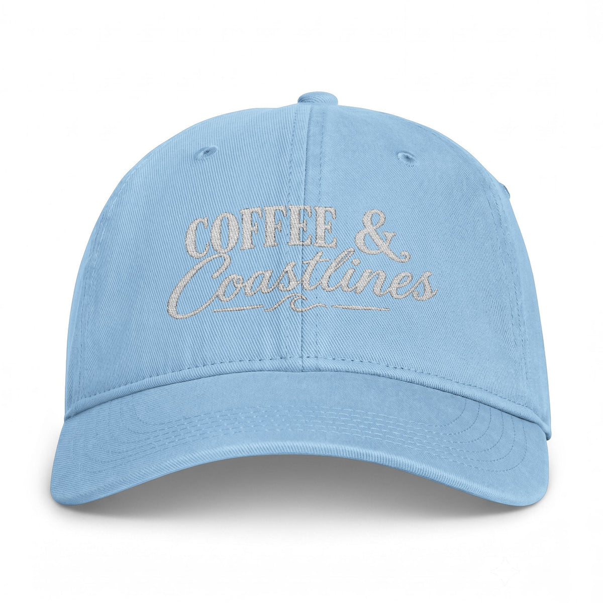 Coffee & Coastlines Embroidered Hat