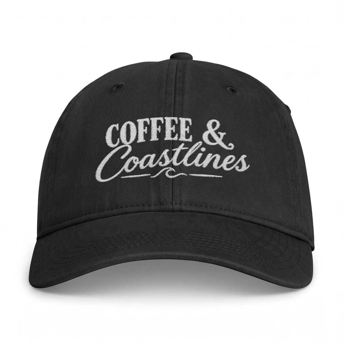 Coffee & Coastlines Embroidered Hat