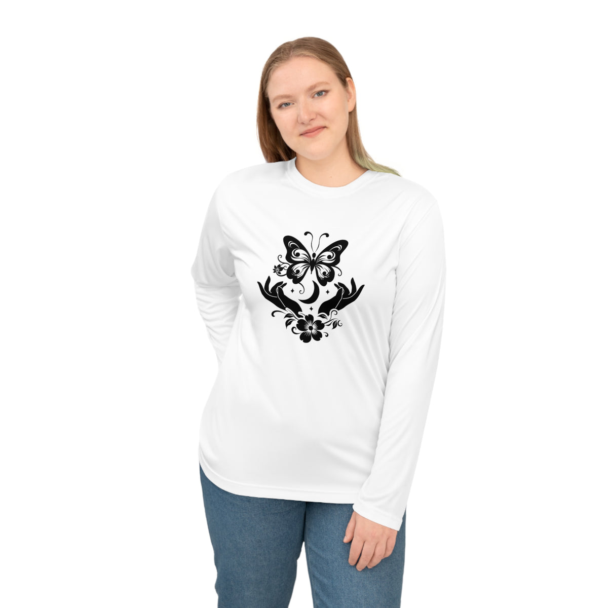 Boho Butterfly Unisex Long Sleeve Tee