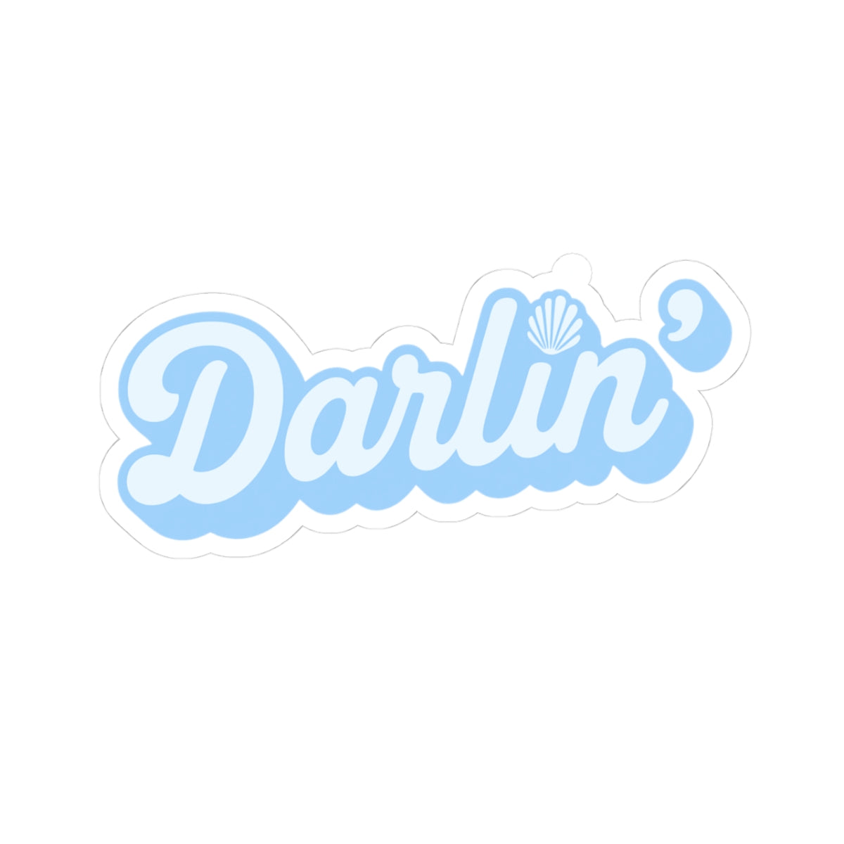 DARLIN' Kiss-Cut Sticker