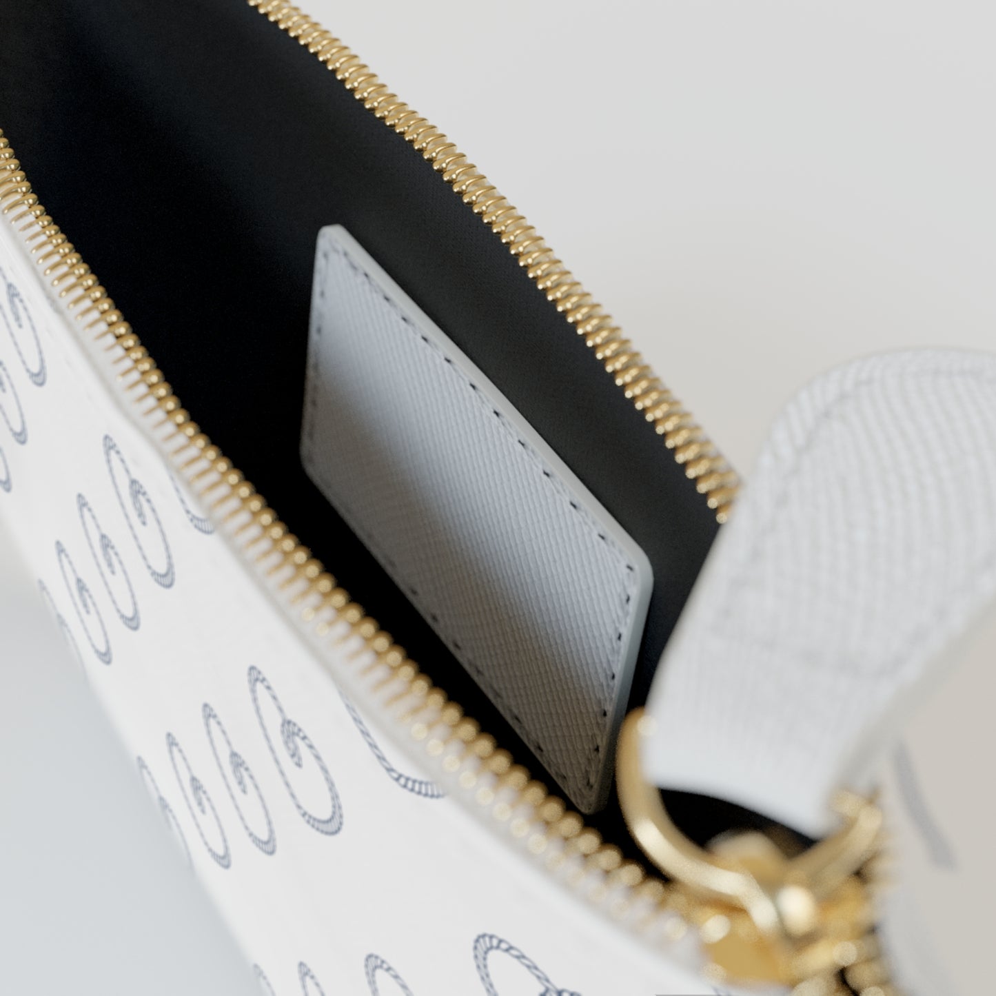 Rope Heart Mini Clutch Bag