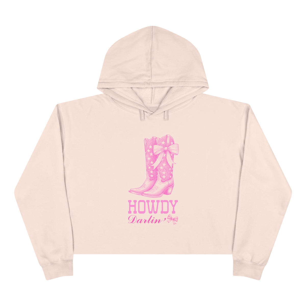 Howdy Darlin' Crop Hoodie