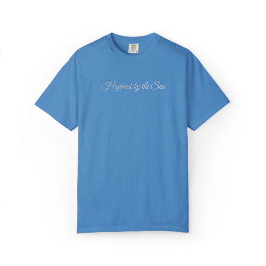 Happiest by the Sea Embroidered T-shirt