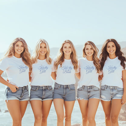 Knotty Gull bachelorette Comfort Colors T-Shirt | Coastal Bride Party Tee