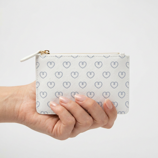 Rope Heart Mini Clutch Bag
