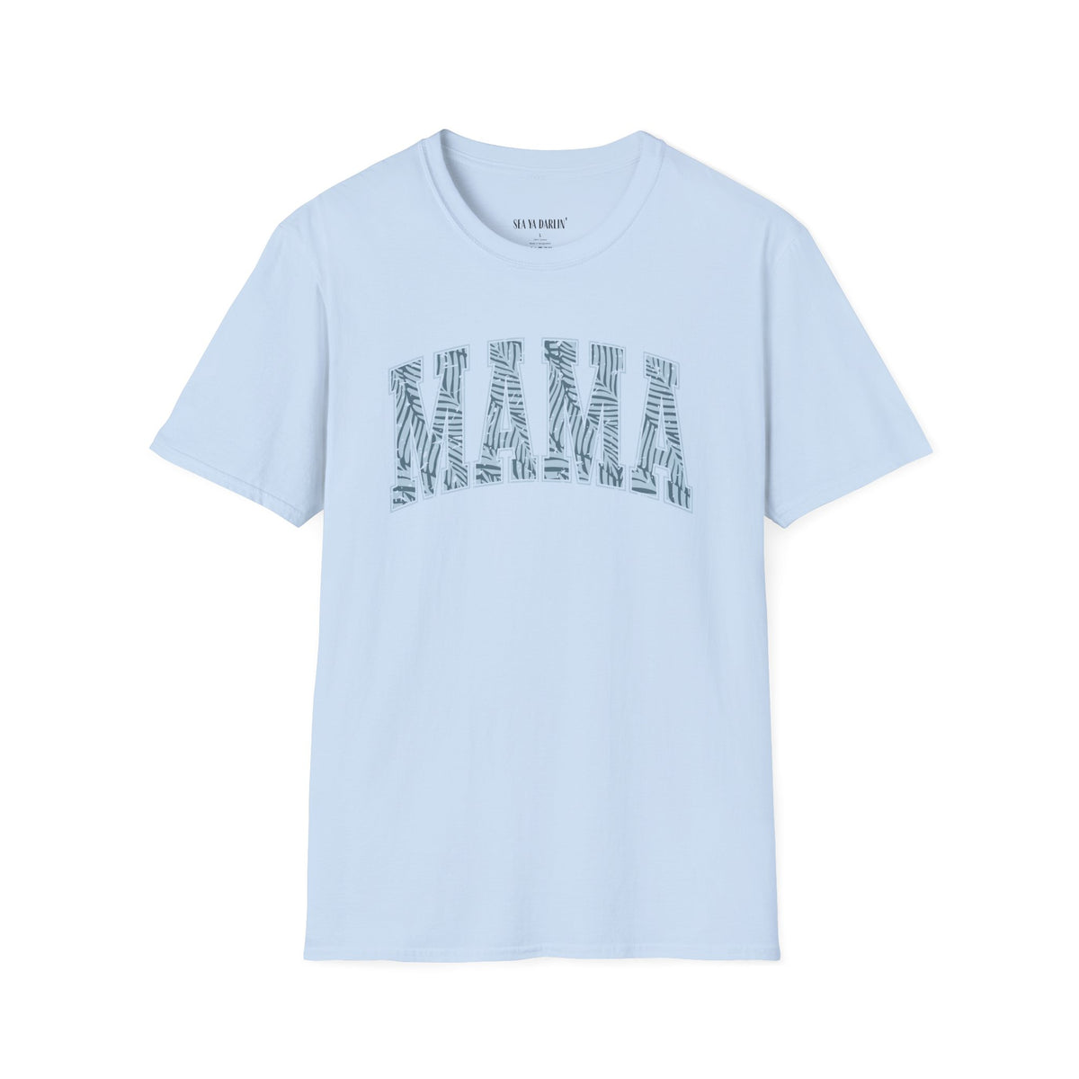 Blue Tropical Mama Graphic Tee