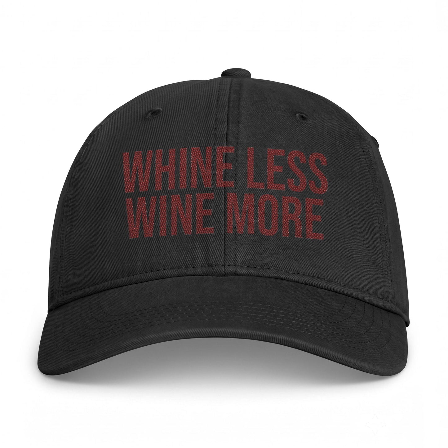 Whine Less Wine More Hat