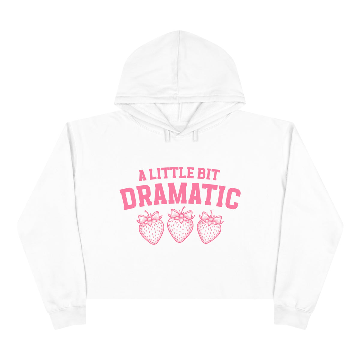 A Little Bit Dramatic Crop Hoodie