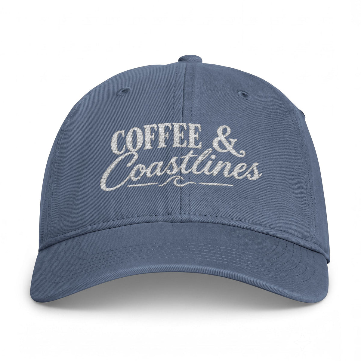 Coffee & Coastlines Embroidered Hat