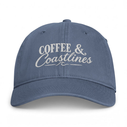 Coffee & Coastlines Embroidered Hat