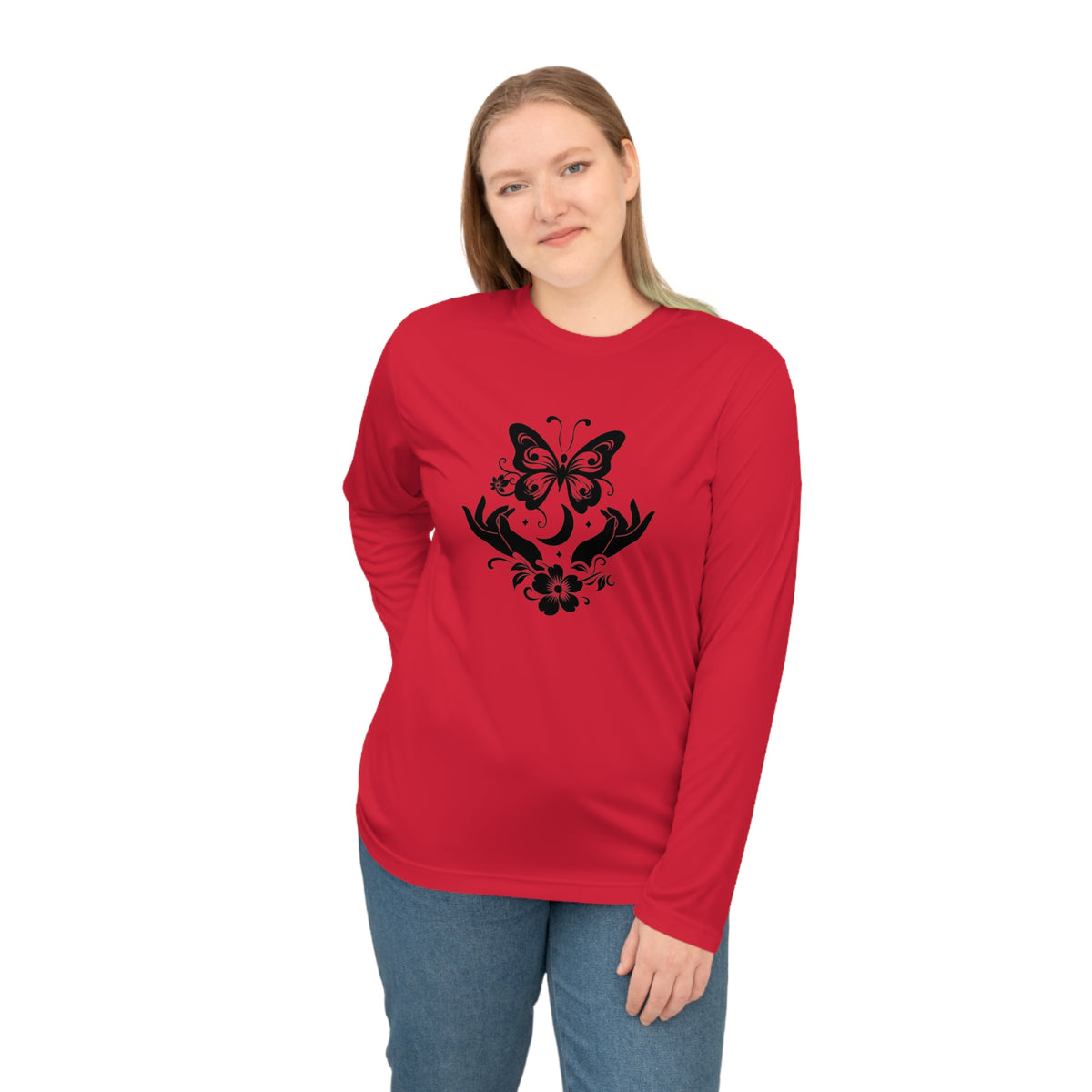 Boho Butterfly Unisex Long Sleeve Tee