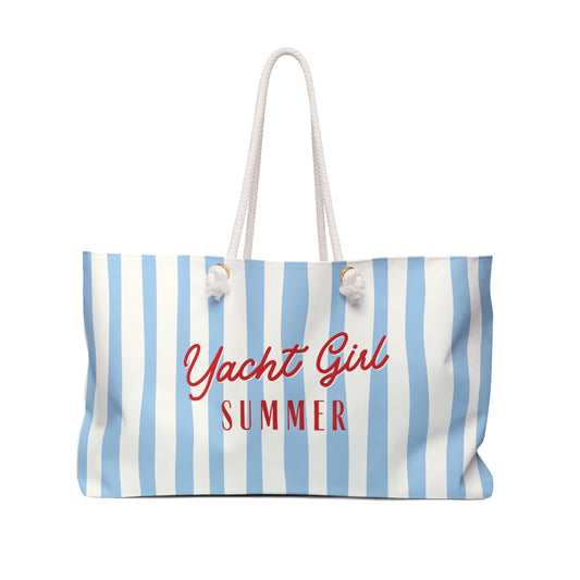 Yacht Girl Summer Weekender Bag