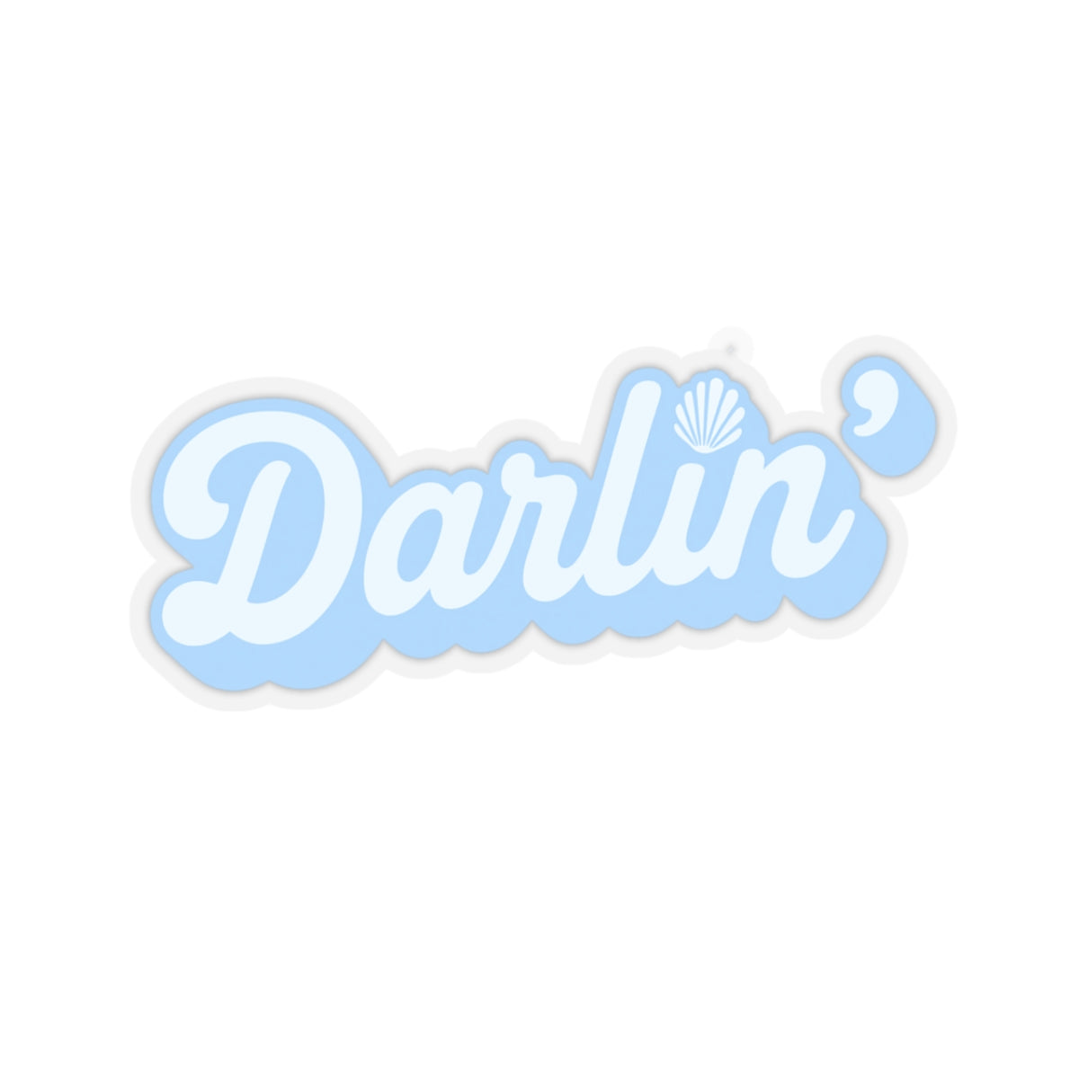 DARLIN' Kiss-Cut Sticker