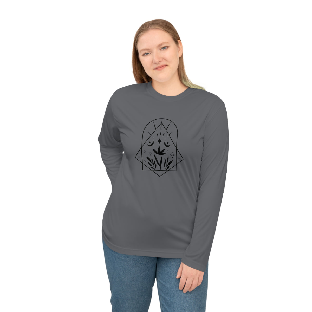 Boho Moon Unisex Long Sleeve Tee