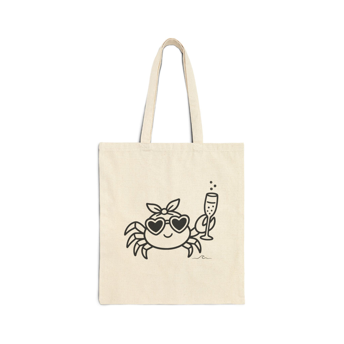 Crab Canvas Tote Bag