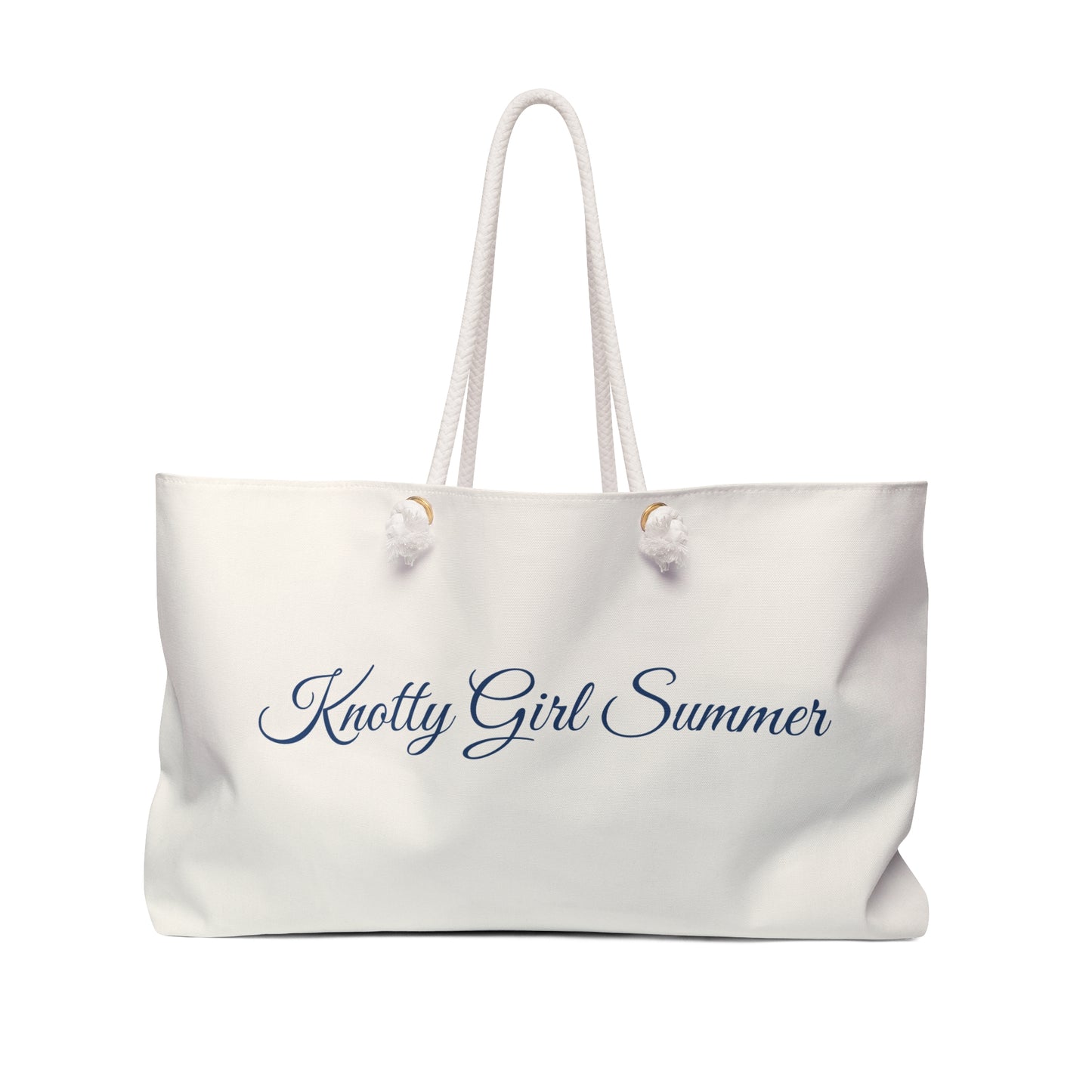 Knotty Girl Summer Weekender Bag