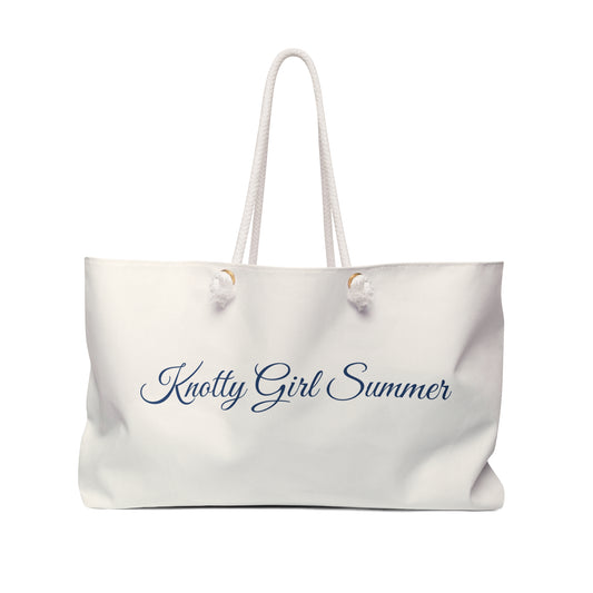Knotty Girl Summer Weekender Bag