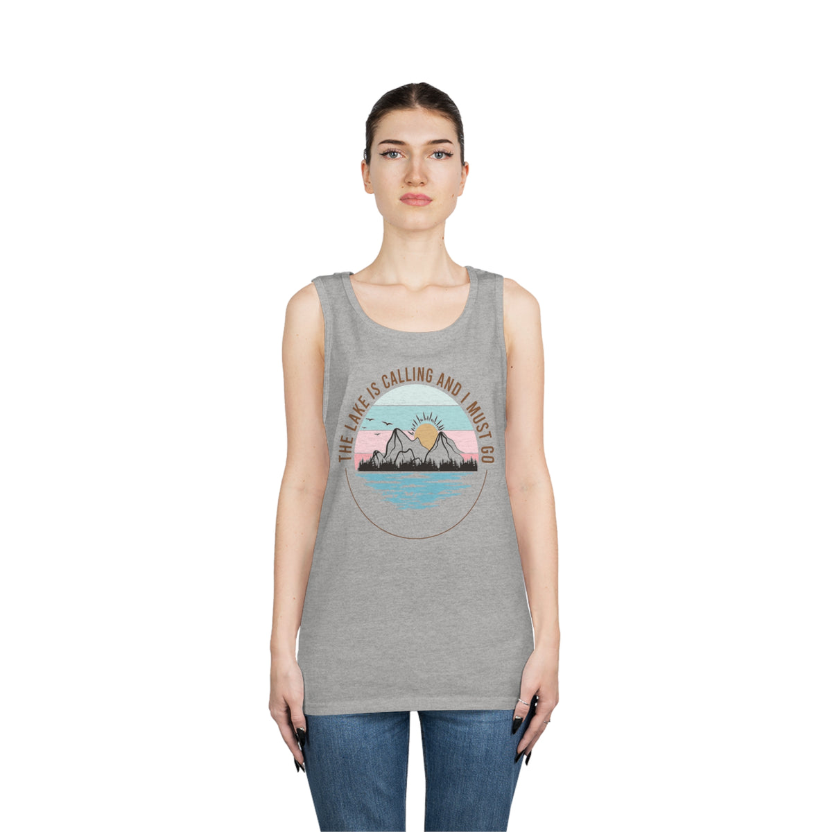 The Lake Is Calling Unisex Tank Top