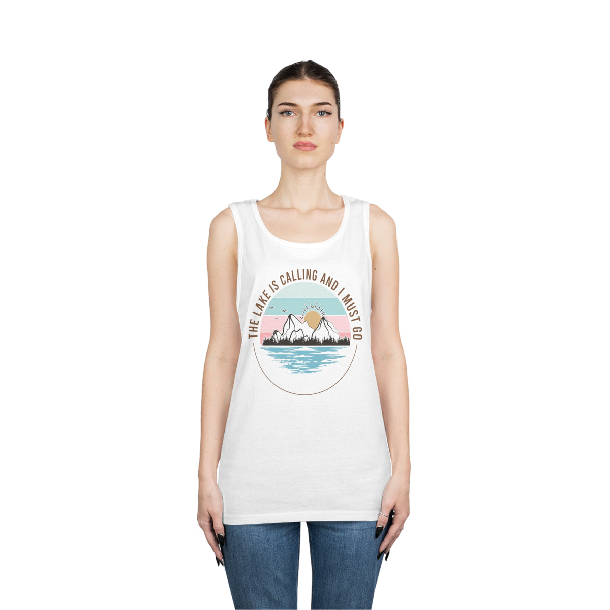 The Lake Is Calling Unisex Tank Top