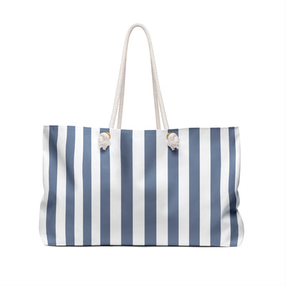 Striped Weekender Bag
