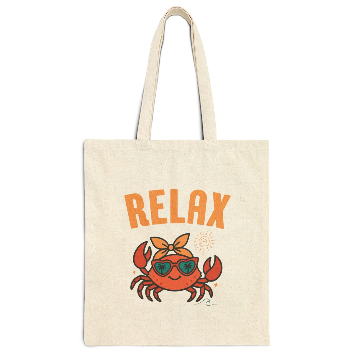 Relax Crab Tote Bag